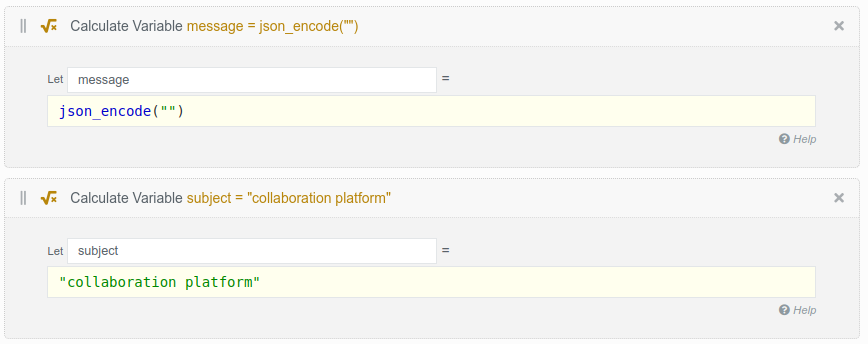 Flow bricks initializing the score and related variables to default values
